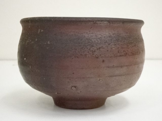 茶道具　時代物　備前焼　お茶碗　骨董品、美術品 道具 ] - 道具 備前焼 春湖苑造 花入（共箱） | ネットショップ